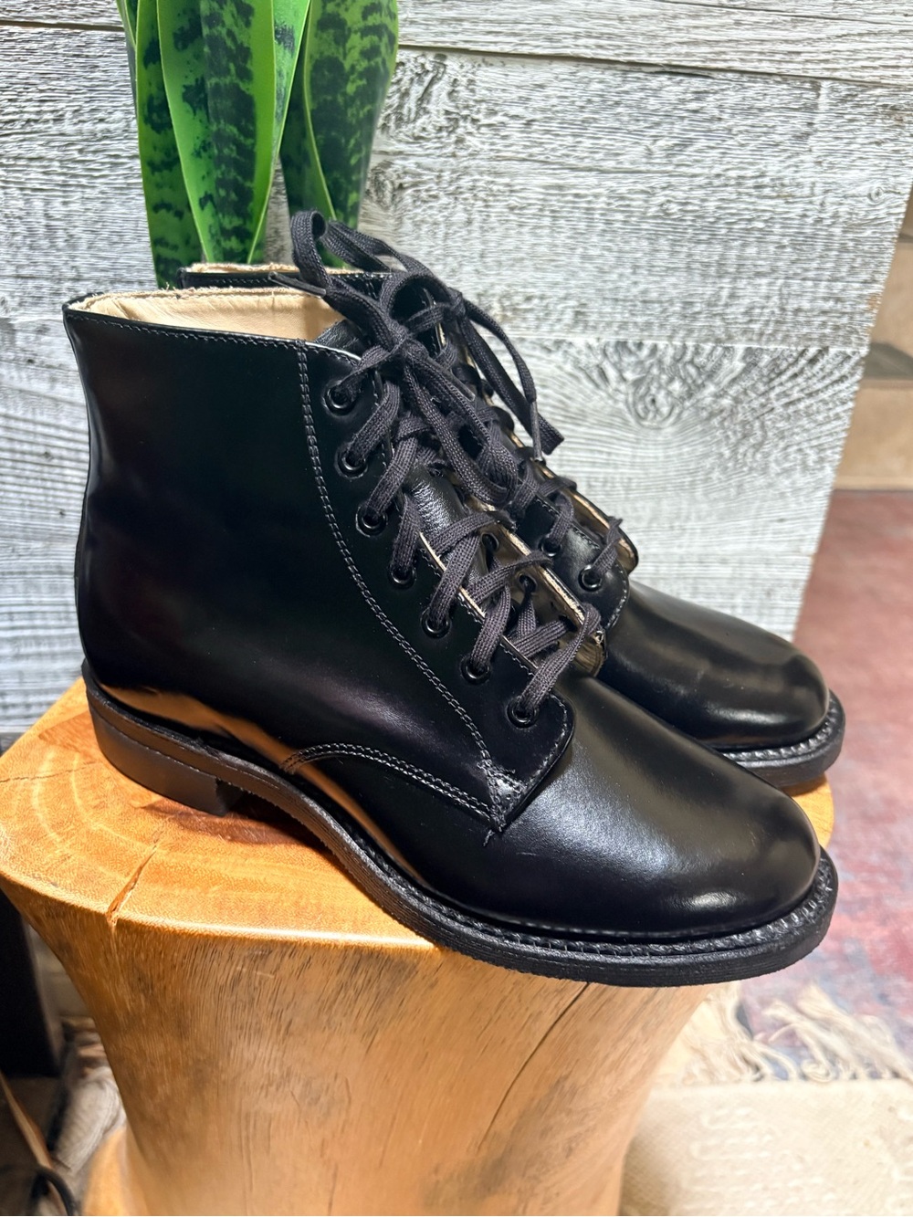 H.H Brown Biltrite | Vintage Military Combat Leather Dress Boots - W7 M5.5D
